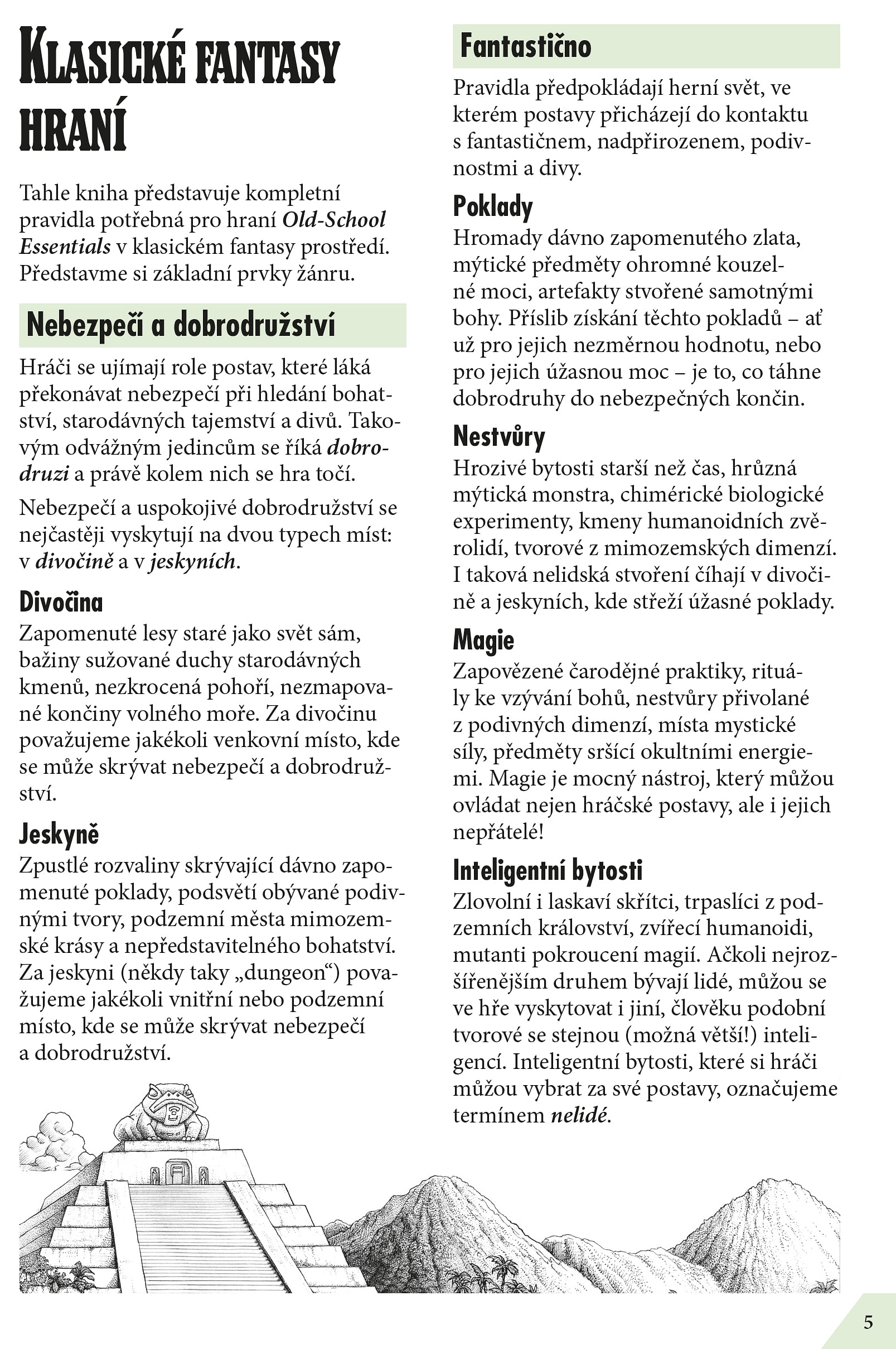 Old-School Essentials: Klasická fantasy - kniha pravidel - Obrázek 2