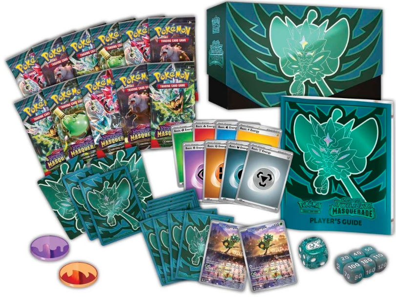 Pokémon TCG: Scarlet & Violet Twilight Masquerade - Elite Trainer Box - Obrázek 2
