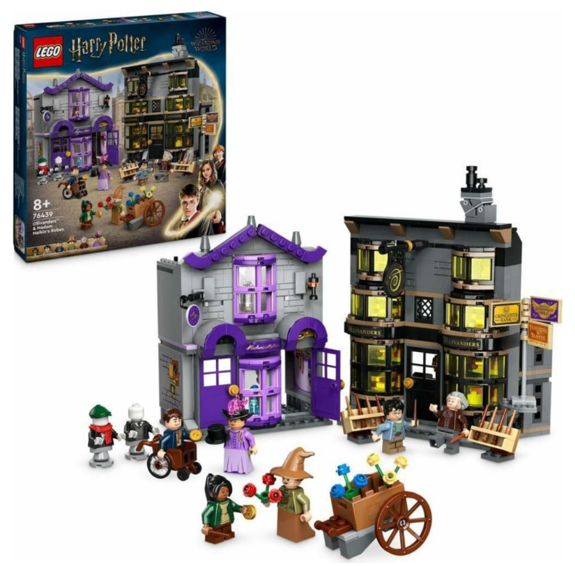LEGO® Harry Potter™ 76439 Ollivanderův obchod a Obchod madame Malkinové - Obrázek 2